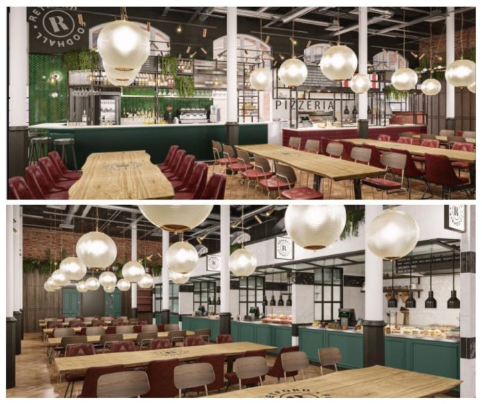 Artist's impression of the new Buttermarket food hall